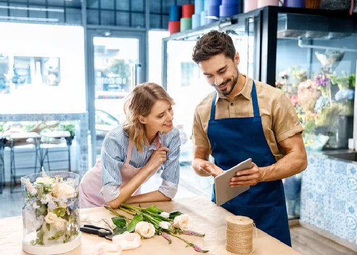 Business-owners-flower-shop