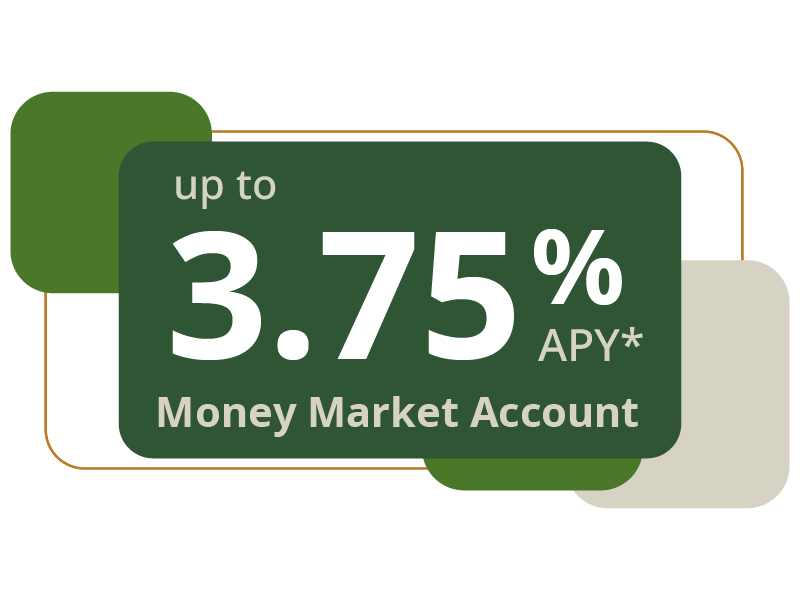 Up to 3.75% money market account