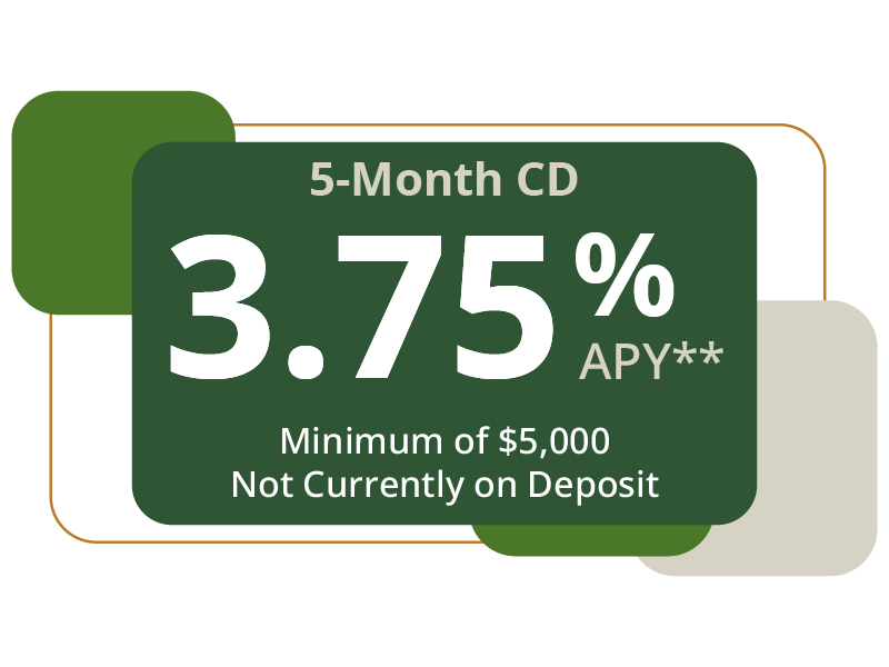5-month 3.75% minimum of $5,000